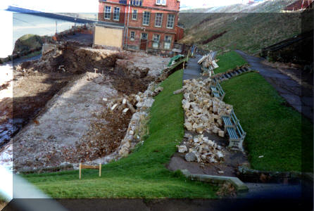 GK - Section of Spa demolished ready for the new extension
