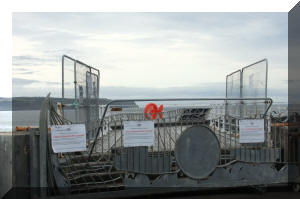 West Pier Extension closed due to Link Bridge being deemed unsafe 09/10/2011