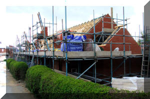 The Northern bungalows from the fire station