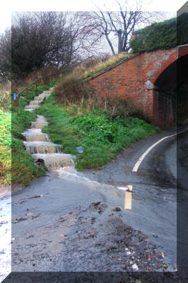 Steps to the old railway line from Glen Esk road onto the Southern side of the viaduct